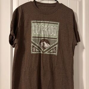 Colorado Graphic Brown T-Shirt
